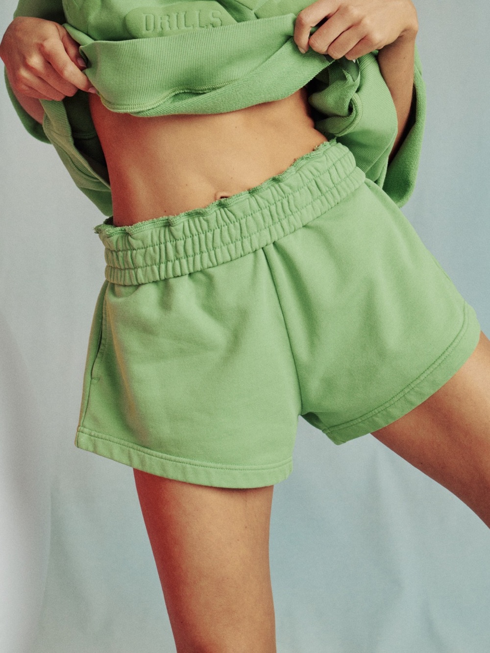 Daily Drills NWT LUCKY Green Women’s Super Shorts- M/L - Picture 4 of 5